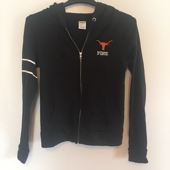 PINK Victoria's Secret Tops - University Of Texas Bling Hoodie